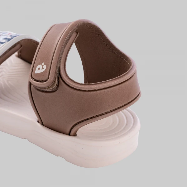 Sandal bé trai Animo A2607_JK006 (17-23,Trắng-Nâu)