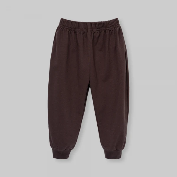 Bộ đông bé gái dài Animo gấu nâu FW26 TX0726042 (1Y-4Y,Trắng-Nâu)