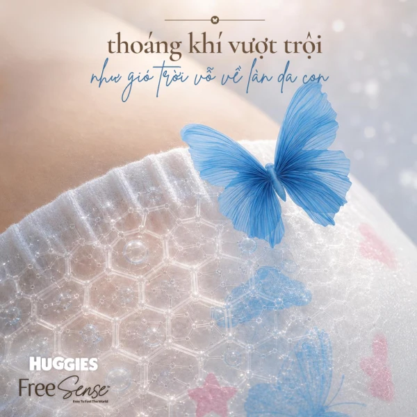 Tã quần Huggies Free Sense size XL 28 miếng (12-18kg)
