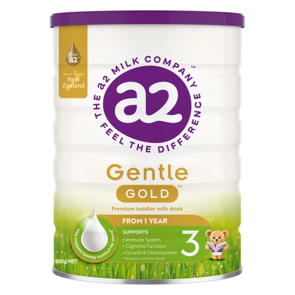 Sản phẩm dinh dưỡng công thức cho trẻ từ 1 tuổi a2 Gentle Gold Premium Toddler Milk Drink (800G)