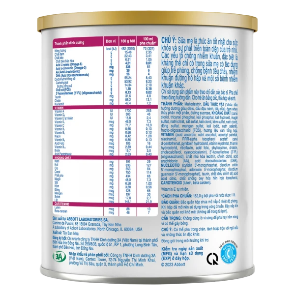 SPDDCT Similac Total Comfort 1  360g (1-2 tuổi)