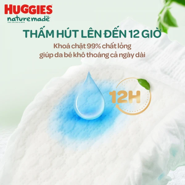 Tã quần siêu cao cấp Huggies Platinum Nature Made XXXL 28 miếng