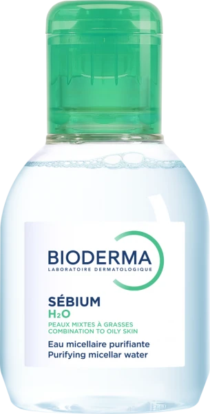 Dung dịch làm sạch và tẩy trang Micellar cho da hỗn hợp và da dầu Bioderma Sébium H2O 100ml