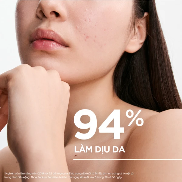 Kem dưỡng giảm mụn cho da mụn viêm nhạy cảm Bioderma Sébium Sensitive - 30 ml