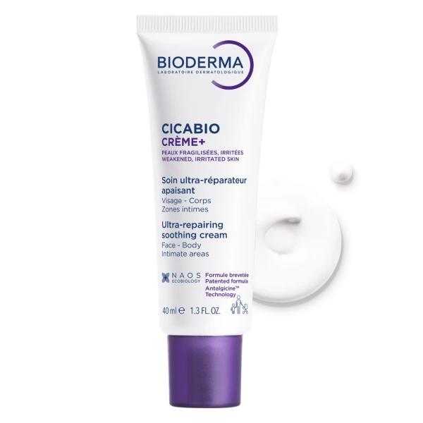 Kem phục hồi da tổn thương và ngăn ngừa sẹo Bioderma Cicabio Crème+ 40ml