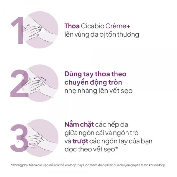 Kem phục hồi da tổn thương và ngăn ngừa sẹo Bioderma Cicabio Crème+ 40ml