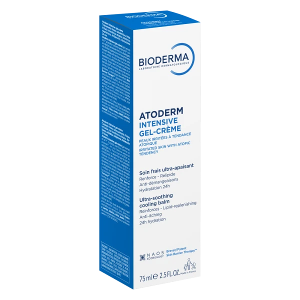Kem gel dưỡng ẩm và làm dịu dạng gel cho ra rất lhô đến viêm da cơ địa Atoderm Intensive gel-crème 75ml