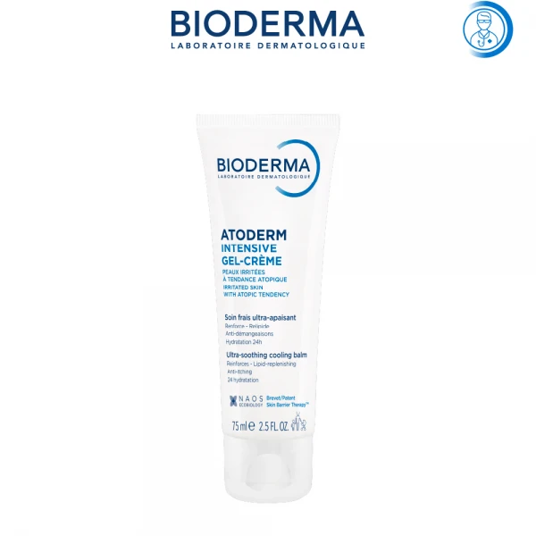 Kem gel dưỡng ẩm và làm dịu dạng gel cho ra rất lhô đến viêm da cơ địa Atoderm Intensive gel-crème 75ml