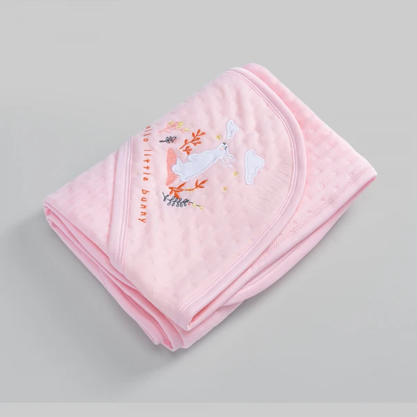 Khăn choàng ủ đa năng 2 trong 1 Animo T2608_VD002 (80x100cm, Hồng) *Giao hoạ tiết ngẫu nhiên