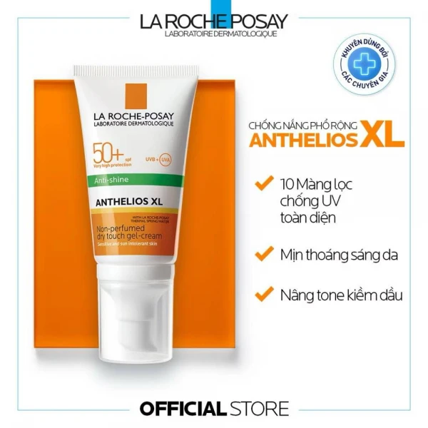 Kem chống nắng La Roche-Posay Anthelios XL SPF50+ PA++++ cho da dầu nhạy cảm (50ml)