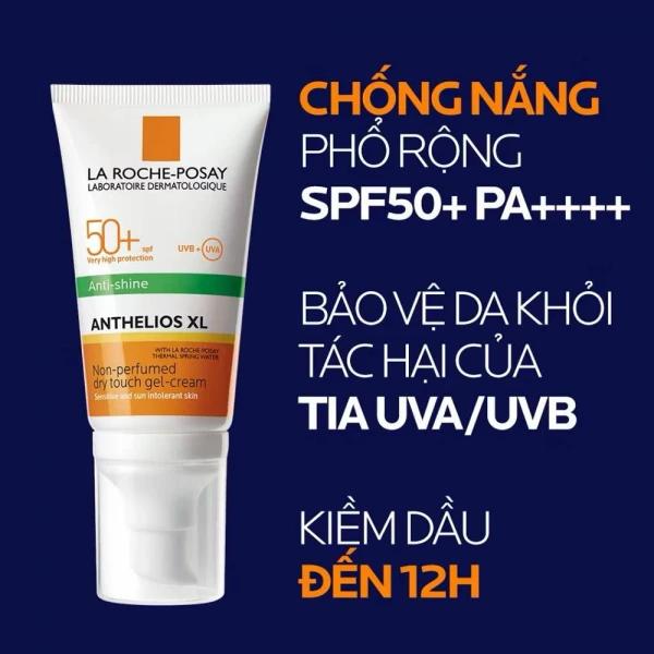 Kem chống nắng La Roche-Posay Anthelios XL SPF50+ PA++++ cho da dầu nhạy cảm (50ml)