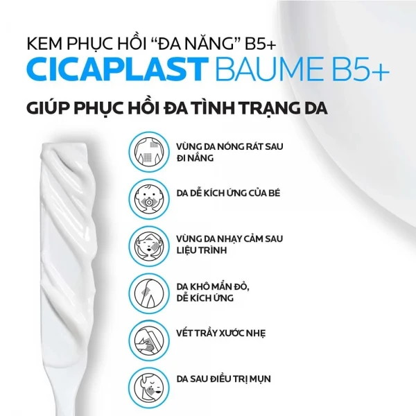 Kem dưỡng La Roche-Posay Cicaplast Baume B5+ cho bé từ 3 tháng (100ml)