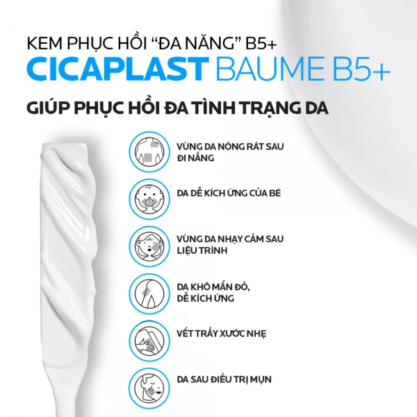 Kem dưỡng La Roche-Posay Cicaplast Baume B5+ cho bé từ 3 tháng (40ml)