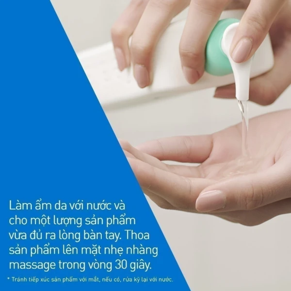 Sữa rửa mặt CeraVe Foaming Cleanser cho da thường đến da dầu (473ml)