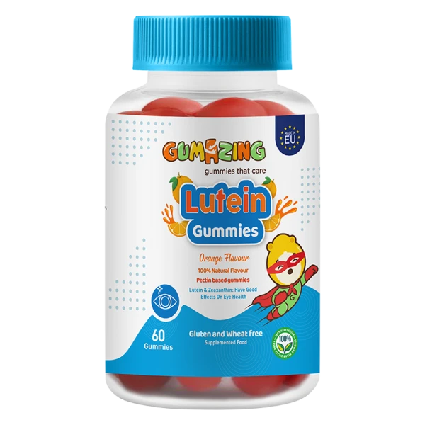 Thực phẩm bổ sung Gumazing Lutein Gummies cho trẻ từ 1 tuổi (150g/60 viên)