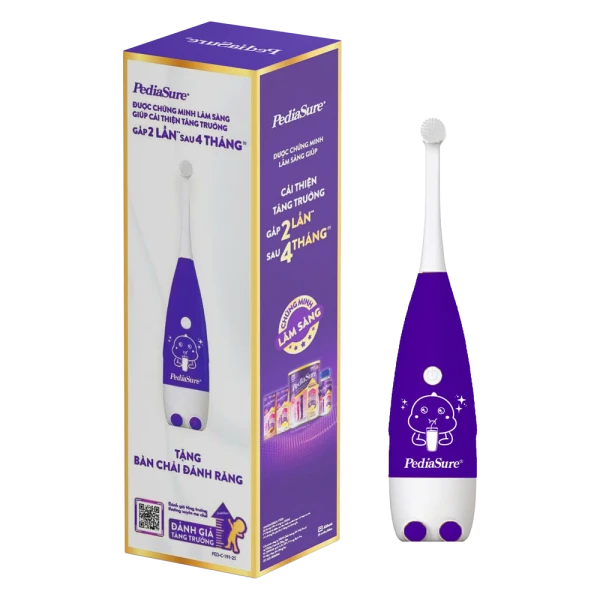 Quà tặng khi mua TPDDYH Pediasure vị thanh mát, ít ngọt hơn, hương vani 800g (1-10 tuổi)
