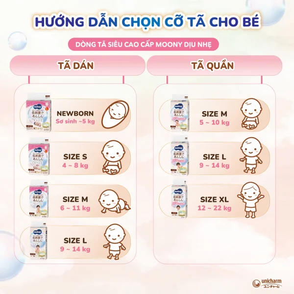 Tã quần Moony Dịu nhẹ (XL, 32 miếng) (giao bao bì ngẫu nhiên)