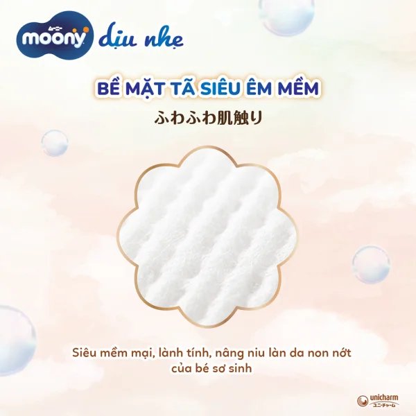 Tã quần Moony Dịu nhẹ (M, 46 miếng) (giao bao bì ngẫu nhiên)