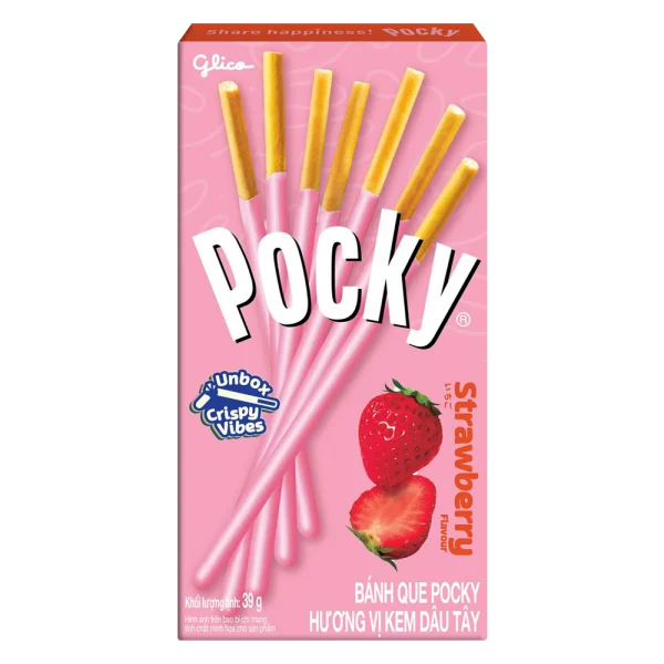 Combo 3 Bánh que Pocky vị dâu