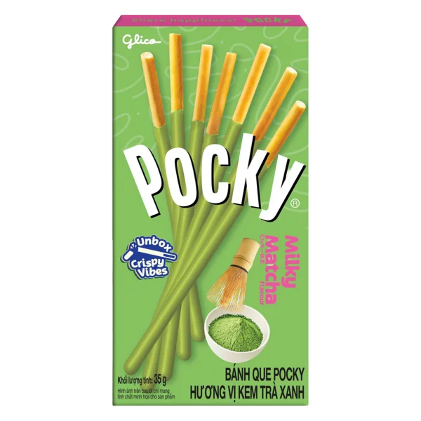 Bánh que Pocky vị trà xanh Matcha