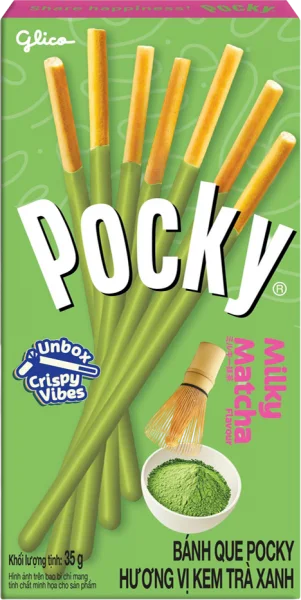 Bánh que Pocky vị trà xanh Matcha