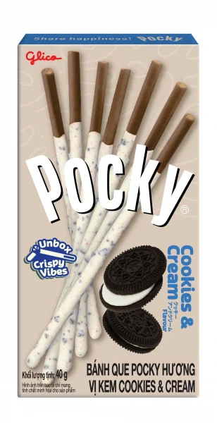 Bánh que Pocky Cookies & Cream