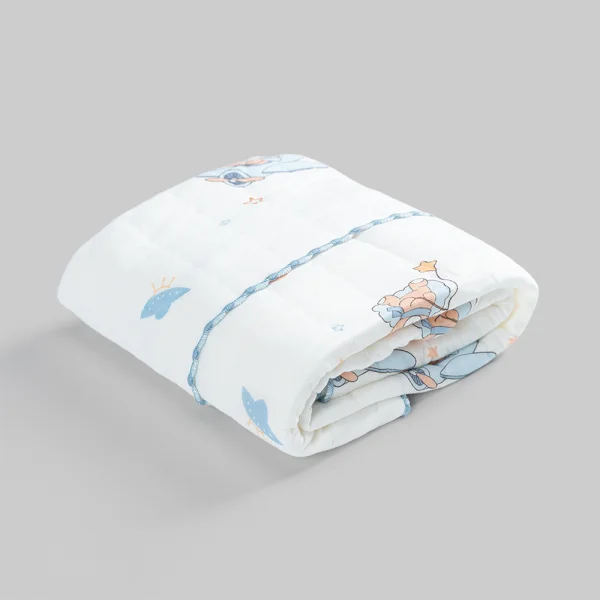 Chăn vải chần bông 3 lớp Animo B2306_MN003 (85x85cm,Xanh) - Giao hoạ tiết ngẫu nhiên