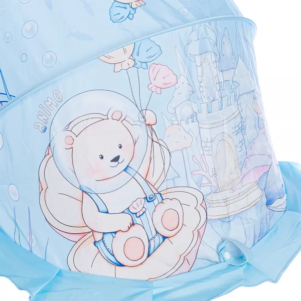 Mùng cao cấp cá heo Animo B2305_MN002 (110x60x65cm, Xanh) - Giao họa tiết ngẫu nhiên