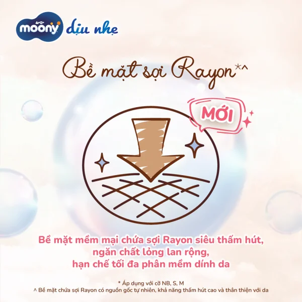 Bỉm tã dán Moony Dịu Nhẹ (S, 54 miếng + 6 miếng) (bao bì giao ngẫu nhiên)