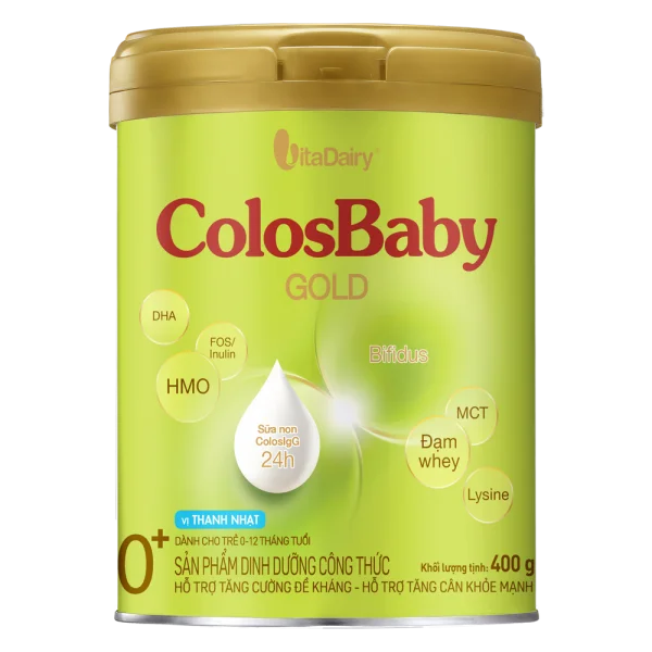 Sữa ColosBaby Gold 0+ 400g - S (0-12 tháng) - Giao bao bì ngẫu nhiên