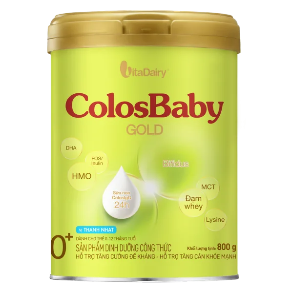 Sữa ColosBaby Gold 0+ 800g - S (0-12 tháng) - Giao bao bì ngẫu nhiên