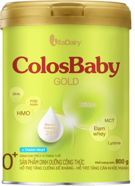 Sữa ColosBaby Gold 0+ 800g - S (0-12 tháng) - Giao bao bì ngẫu nhiên