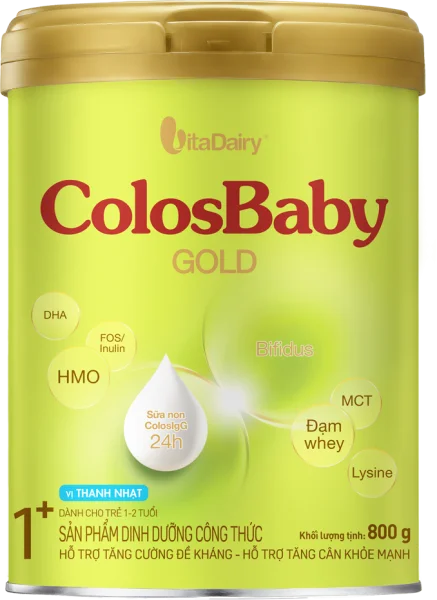 Sữa ColosBaby Gold 1+ 800g - S (1-2 tuổi) - Giao bao bì ngẫu nhiên