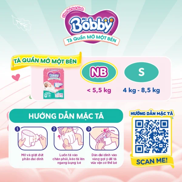 Bobby Quần Mở Một Bên S80 *giao bao bì ngẫu nhiên