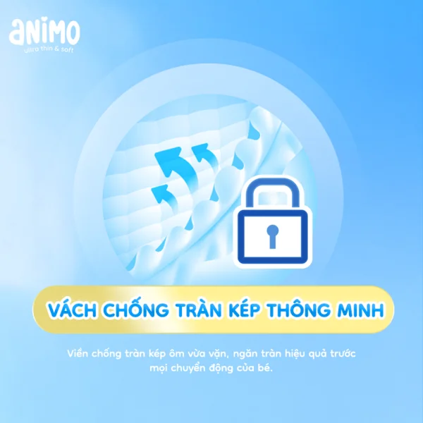 Combo 3 tã Quần Animo Siêu Mềm Thoáng (XXL, 50 miếng)