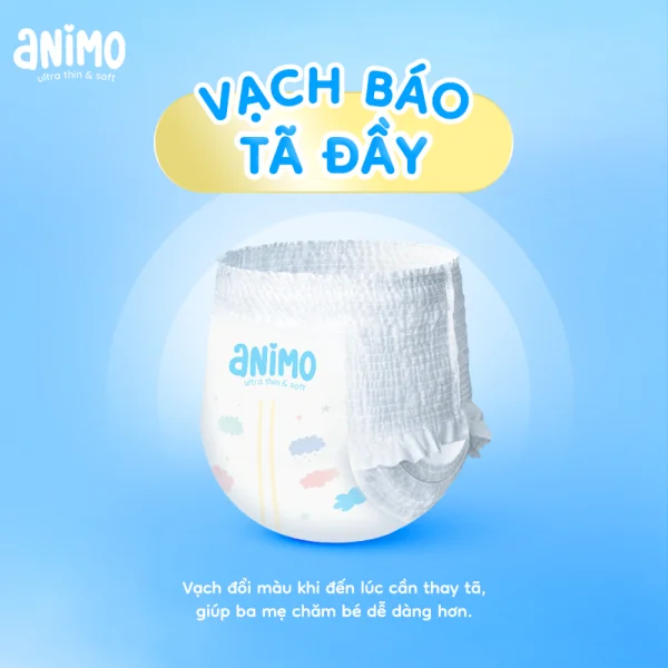 Combo 2 Tã Quần Animo Siêu Mềm Thoáng (M, 50 miếng)