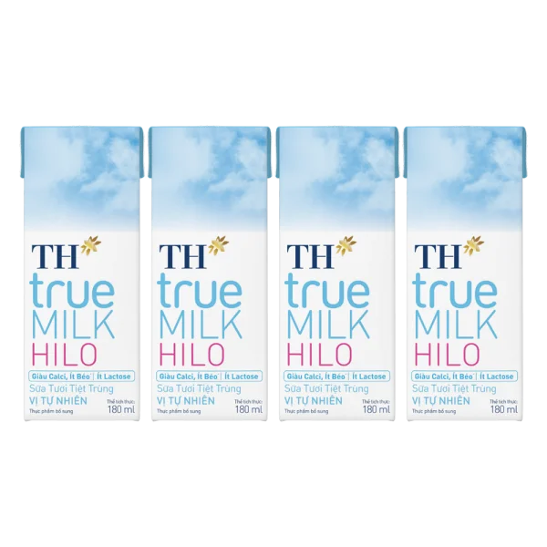 Combo 2 Sữa Tươi TH True Milk Hilo 180ml (lốc 4 hộp)