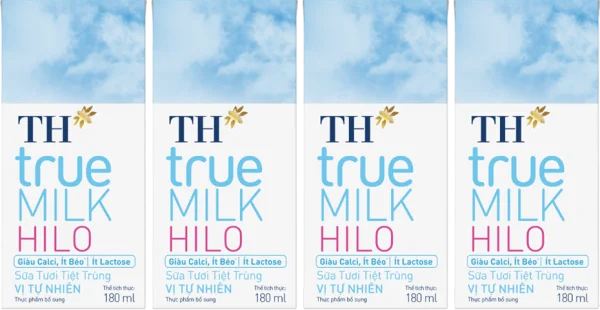Combo 2 Sữa Tươi TH True Milk Hilo 180ml (lốc 4 hộp)