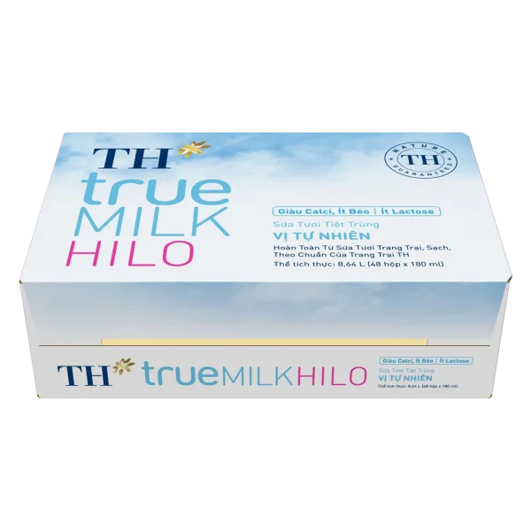 Combo 2 Sữa Tươi TH True Milk Hilo 180ml (lốc 4 hộp)
