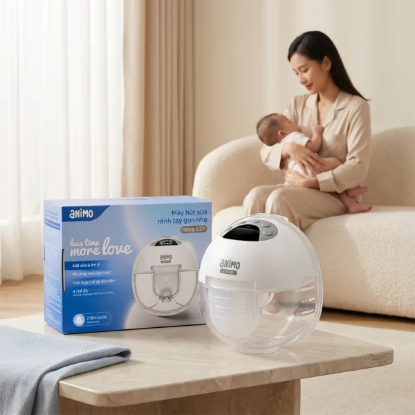 Máy hút sữa rảnh tay gọn nhẹ Animo Nova S37