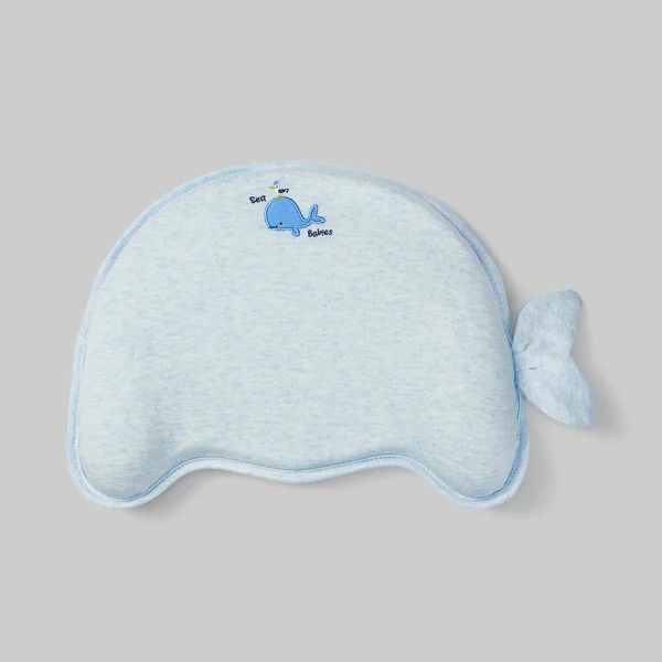 Gối cao su non (memoryfoam) con cá B2606_MN002 (36x23x4.5cm,Xanh)