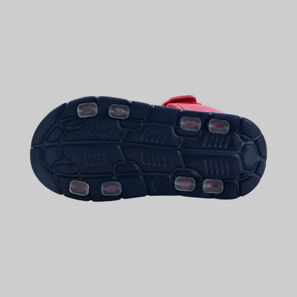 Sandal bé trai Animo A2606_JK011 (17-21,Đỏ-Xanh)