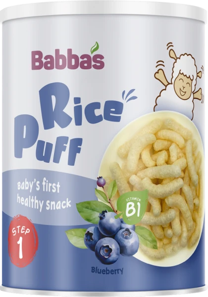 Bánh gạo Babba's vị việt quất 40g