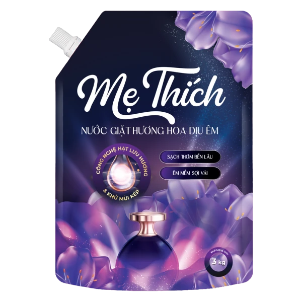 Nước giặt Mẹ Thích hương hoa dịu êm 3kg