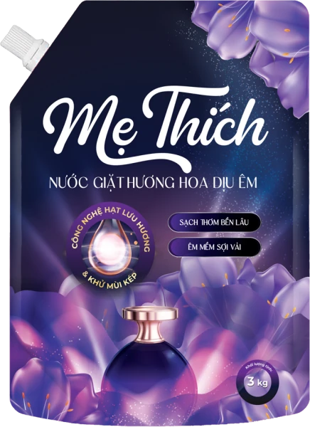 Nước giặt Mẹ Thích hương hoa dịu êm 3kg
