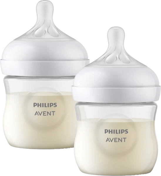 Combo 2 Bình sữa Philips Avent mô phỏng tự nhiên 125ml mẫu mới (SCY900/01, 0M+)
