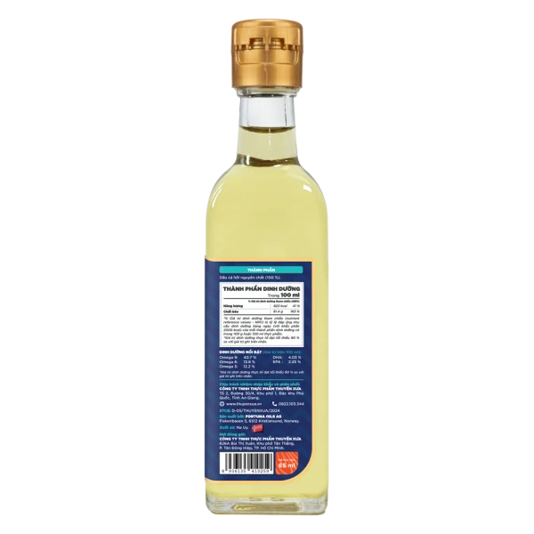 Dầu cá hồi nguyên chất Thuyền Xưa cho bé ăn dặm (65ml)