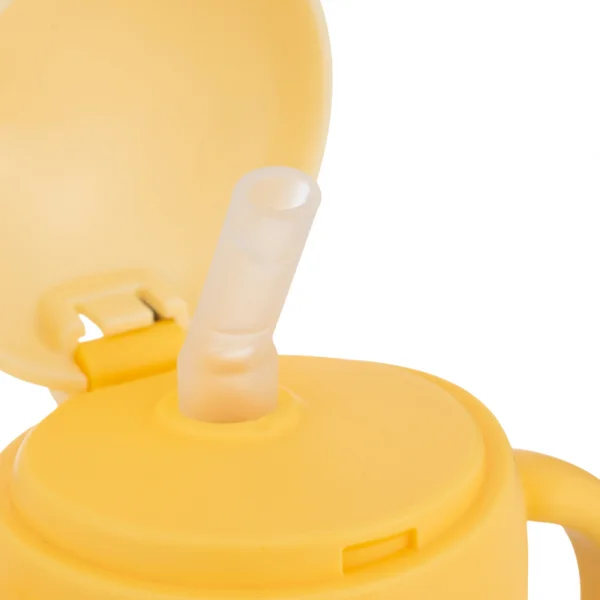 Bình tập uống chống sặc PPSU Animo (250ml, vàng, RK-B1068)