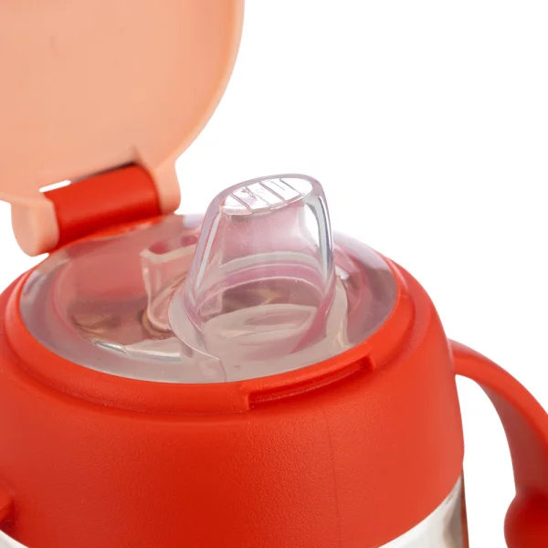 Bình tập uống núm silicone PPSU Animo (240ml, hươu, RK-B1067)