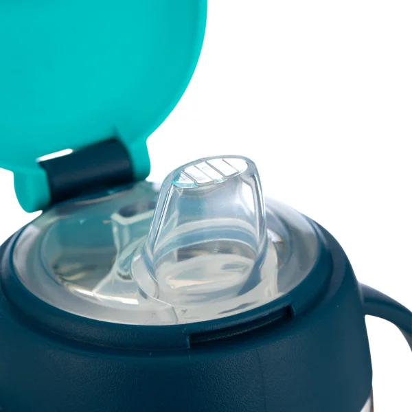 Bình tập uống núm silicone PPSU Animo (240ml, ngựa vằn, RK-B1067)